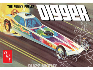 AMT maquette camion 1154 Fooler Fueler Digger Dragster 1/25