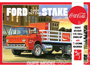 AMT maquette camion 1147 Ford C600 Stake Bed avec machines "Coca-Cola" 1/25