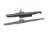 Aoshima maquette bateau 52099 Sous-marin Classe Balao U.S.S. Water Line Series 1/700