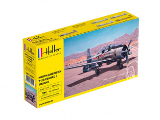 Heller maquette avion 80279 NORTH AMERICAN T-28 FENNEC /TROJAN 1/72