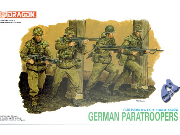 Dragon maquette militaire 3021 German Paratroopers 1/35