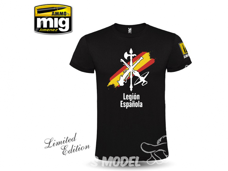 MIG T-Shirt 8054S T-shirt Legion Espanola Retro taille S