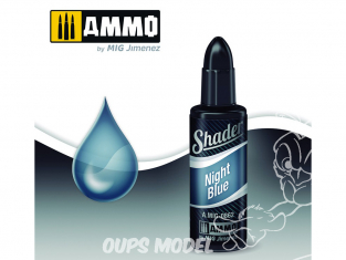 MIG Shader acrylique 862 Bleu nuit 10ml