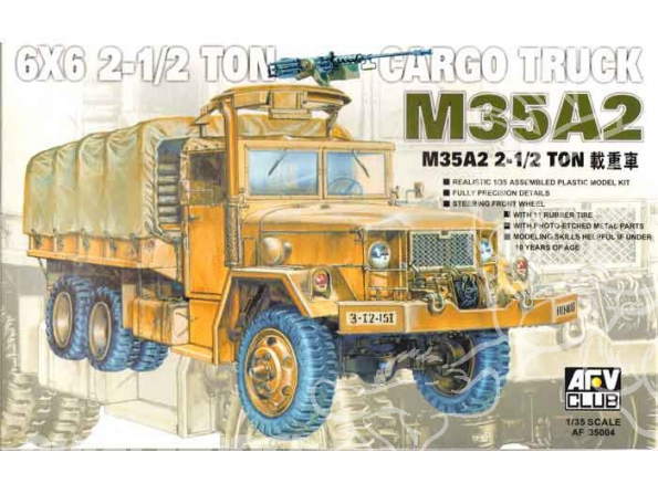 Afv Club maquette militaire 35004 M35A2 6X6 2-1/2 TON CAMION DE TRANSPORT US 1/35