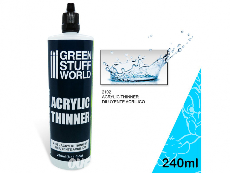 Green Stuff 504613 Diluant Acrylique 240 ml