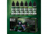 Green Stuff 506143 Artist Colours Set Peinture Verts