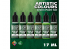 Green Stuff 506143 Artist Colours Set Peinture Verts