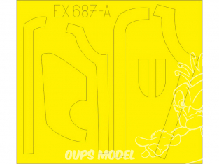 Eduard Express Mask EX687 B-17G Antiglare panels (DL & BO Production) Hk Models 1/48