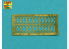 Aber 16108 Écrous à une aile pour véhicules allemands Écrous PE avec boulon tourné x 26 pcs. 1/16
