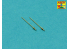 Aber A72001 set de 2 futs de mitrailleuse Allemande pour avions WWI 7,9mm IMG 08/15 Spandau 1/72