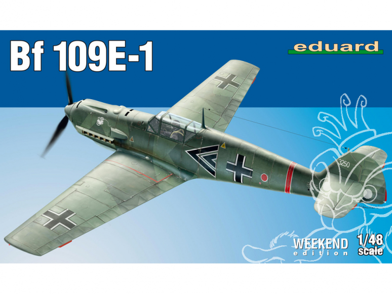 EDUARD maquette avion 84158 Messerschmitt Bf 109E-1 WeekEnd Edition 1/48