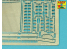 Aber 16141 Tiger I, E Tunisie 501 abt - Bavettes avant pour kit tamiya 1/16