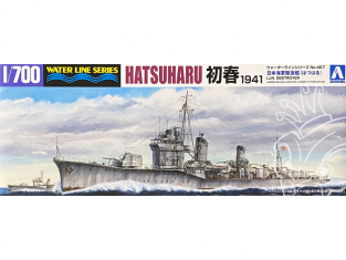 Aoshima maquette bateau 45800 Hatsuharu 1941 Destroyer I.J.N. Water Line Series 1/700