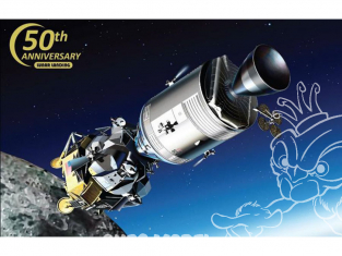 Dragon espace 11009 Apollo 11 approche lunaire CSM Columbia et LM Eagle 1/48