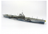 Aoshima maquette bateau 51047 HMS Illustrious Porte-avions Water Line Series 1/700