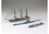 Aoshima maquette bateau 56578 Marine Allemande Christian Radich &amp; S-Boat &amp; U-Boat 1/350