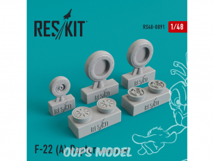 ResKit kit d'amelioration avion RS48-0091 F-22 (A) Raptor 1/48