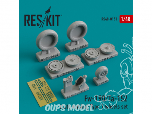 ResKit kit d'amelioration avion RS48-0151 Fw-190/Ta-152 (Late version) Type 1 1/48
