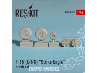 ResKit kit d'amelioration avion RS48-0021 Ensemble de roues F-15 (E/I/K) "Strike Eagle" 1/48