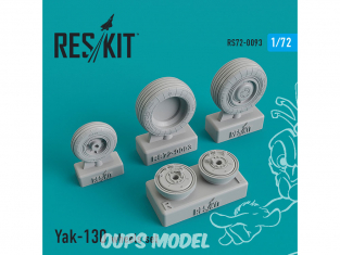 ResKit kit d'amelioration Avion RS72-0093 Ensemble de roues Yak-130 1/72