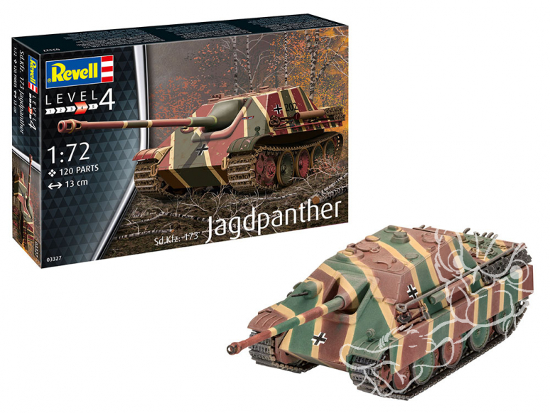 Revell maquette militaire 03327 Jagdpanther Sd.Kfz.173 1/72