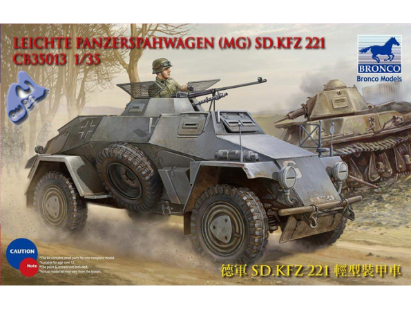 Bronco maquette militaire 35013 LEICHTE PANZERSPAHWAGEN 1/35