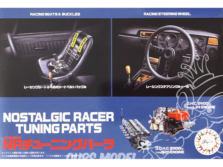 fujimi maquette voiture 111148 Pièces Tuning Nostalgic Racer 1/24