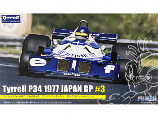 Fujimi maquette voiture 090900 Tyrell P34 1977 GP du japon 1/20