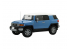 Fujimi maquette voiture 066165 Toyota FJ Cruiser SNAP Bleu 1/24