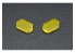HASEGAWA TF939 PLAQUE FINITION Adhésive Finition jaune clair Ideal surface incurvée suivant la feuille transparente