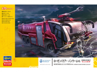 Hasegawa maquette camion 52235 Camion de pompier chimique pour aéroport Rosenbauer Panther 6 × 6 «JMSDF» 1/72