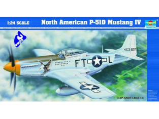 trumpeter maquette avion 02401 NORTH AMERICAN P51D 1/24