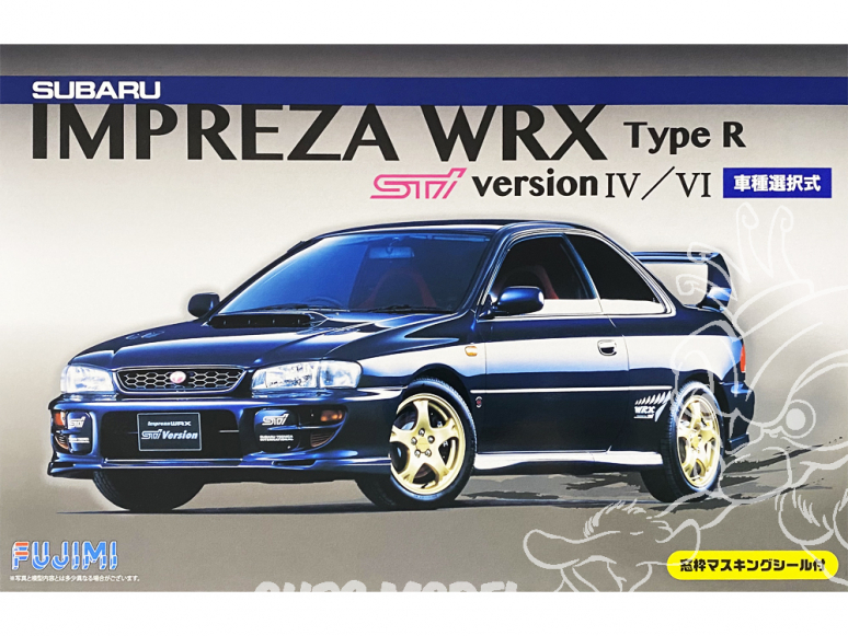 Fujimi maquette voiture 39398 Subaru Impreza WRX Type R STI Version IV / VI 1/24