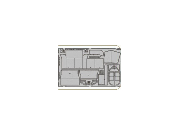 Eduard photodecoupe 36051 M-7 deep water fording eq. 1/35