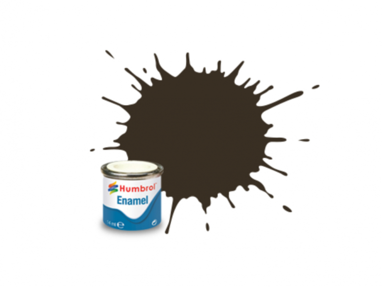 HUMBROL Peinture enamel 010 Marron Armée 50ml