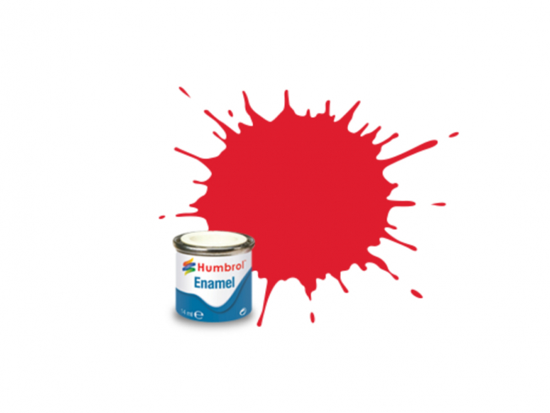 HUMBROL Peinture enamel 019 XXL Rouge Vermillon 125ml