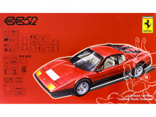 Fujimi maquette voiture 126326 Ferrari 512BB 1/24