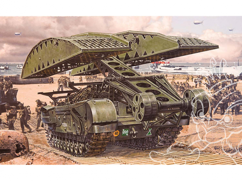Airfix maquette militaire A04301V Pont mobile sur char Churchill 1/76