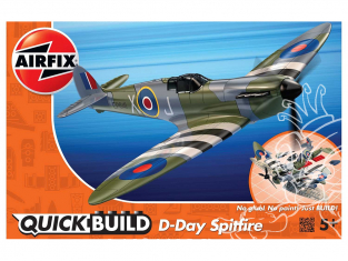 Airfix maquette avion J6045 QUICKBUILD (idem que lego) D-Day Spitfire