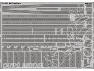 Eduard photodecoupe bateau 53075 Rambardes TONE 1/350