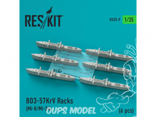 ResKit Kit RS35-0009 Racks BD3-57KrV (6 pièces) pour Mi-8/Mi-24 1/35