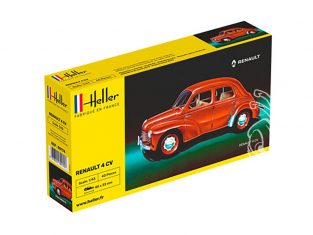 HELLER maquette voiture 80174 Renault 4CV 1/43