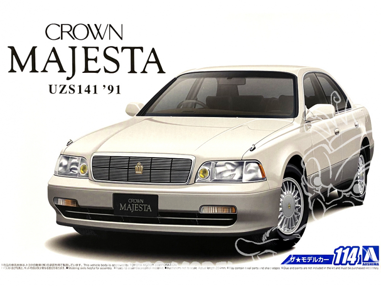 Aoshima maquette voiture 57513 Toyota Crown Majesta UZS141 1991 1/24