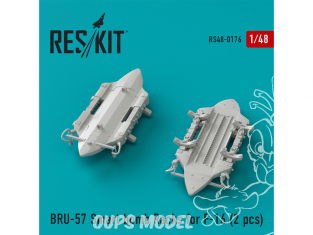 ResKit kit RS48-0176 BRU-57 Smart bomb Racks pour F-16 (2 pcs) 1/48