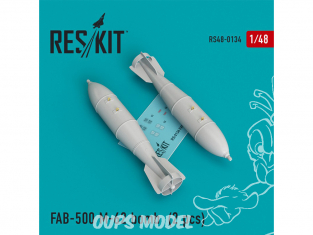 ResKit kit RS48-0134 FAB-500 M-62 bombe pour Su-17 -22 -24 -25 -30-34 1/48