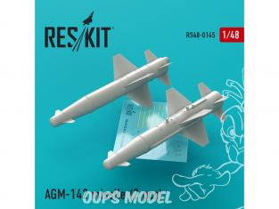 ResKit kit RS48-0145 AGM-142 missile (2 pcs) pour F-4, F-15, F-16 et F-111 1/48