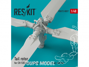 ResKit kit RSU48-0037 Rotor de queue pour СH-53E Super Stallion et MH-53E Sea dragon 1/48