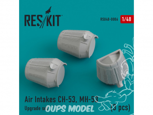 ResKit kit RSU48-00006 Prises d'air CH-53, MH-53 1/48