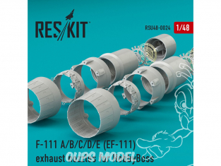 ResKit kit d'amelioration Avion RSU48-0024 Tuyère pour F-111 A/B/C/D/E (EF-111) pour HobbyBoss 1/48