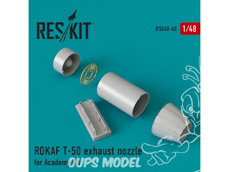 ResKit kit d'amelioration Avion RSU48-0040 Tuyère pour ROKAF T-50 kit Academy 1/48